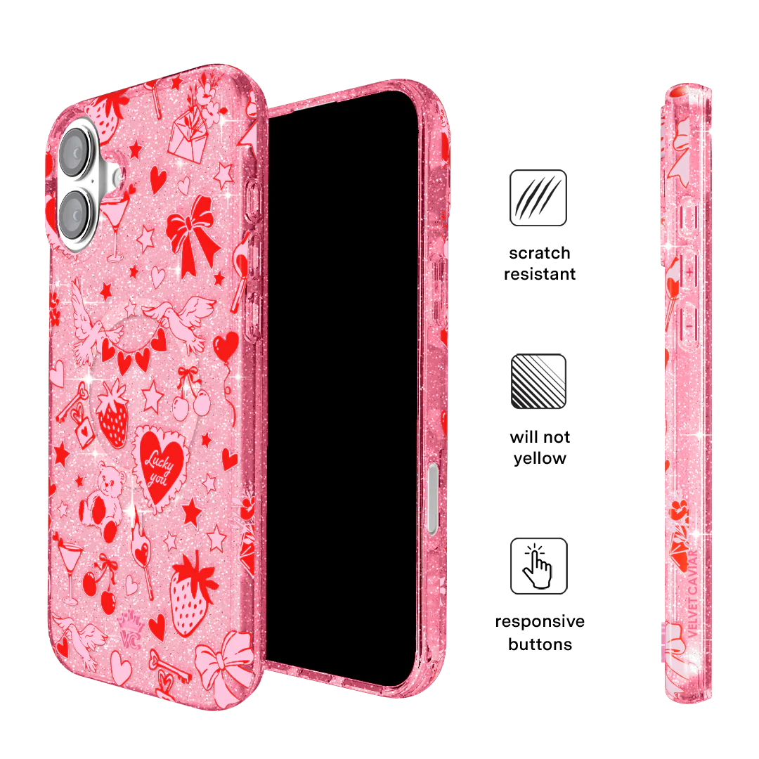 Be Mine Glitter iPhone Case - Image 20