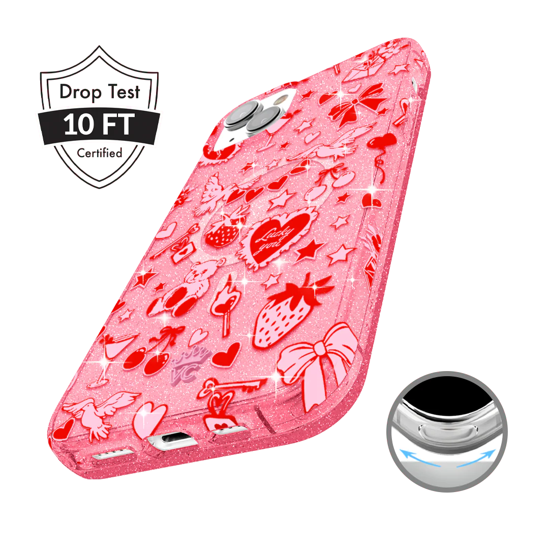 Be Mine Glitter iPhone Case - Image 34