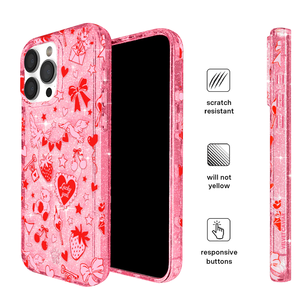 Be Mine Glitter iPhone Case - Image 50
