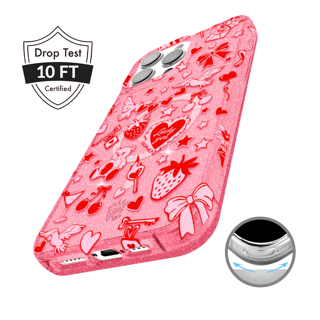 Be Mine Glitter iPhone Case - Image 64