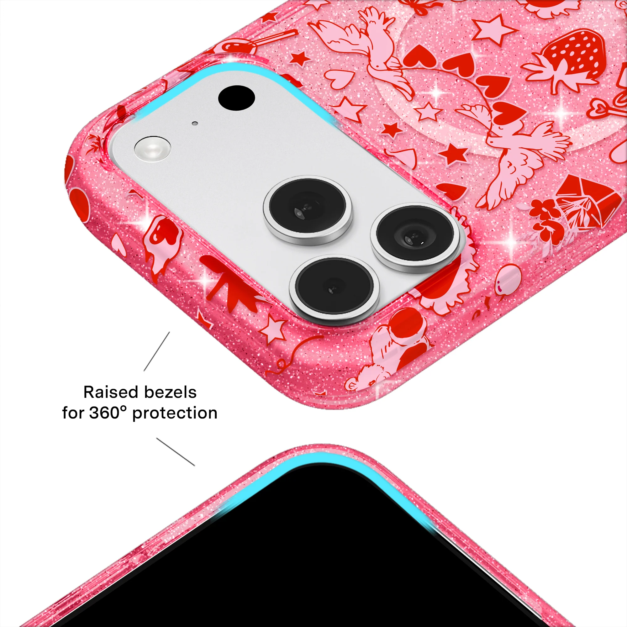 Be Mine Glitter iPhone Case - Image 83