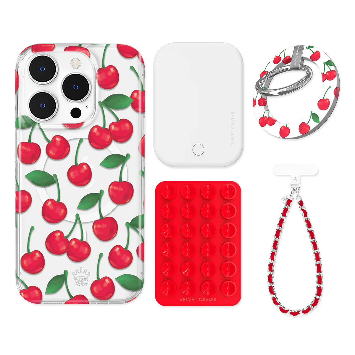 Very Cherry iPhone Bundle Set - Grip - Image 14