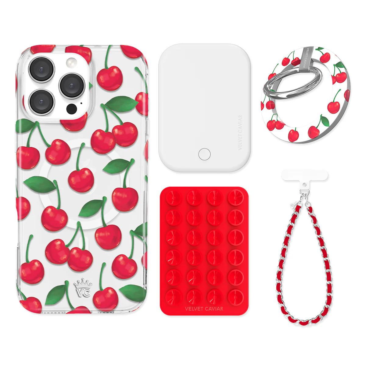Very Cherry iPhone Bundle Set - Grip - Image 2