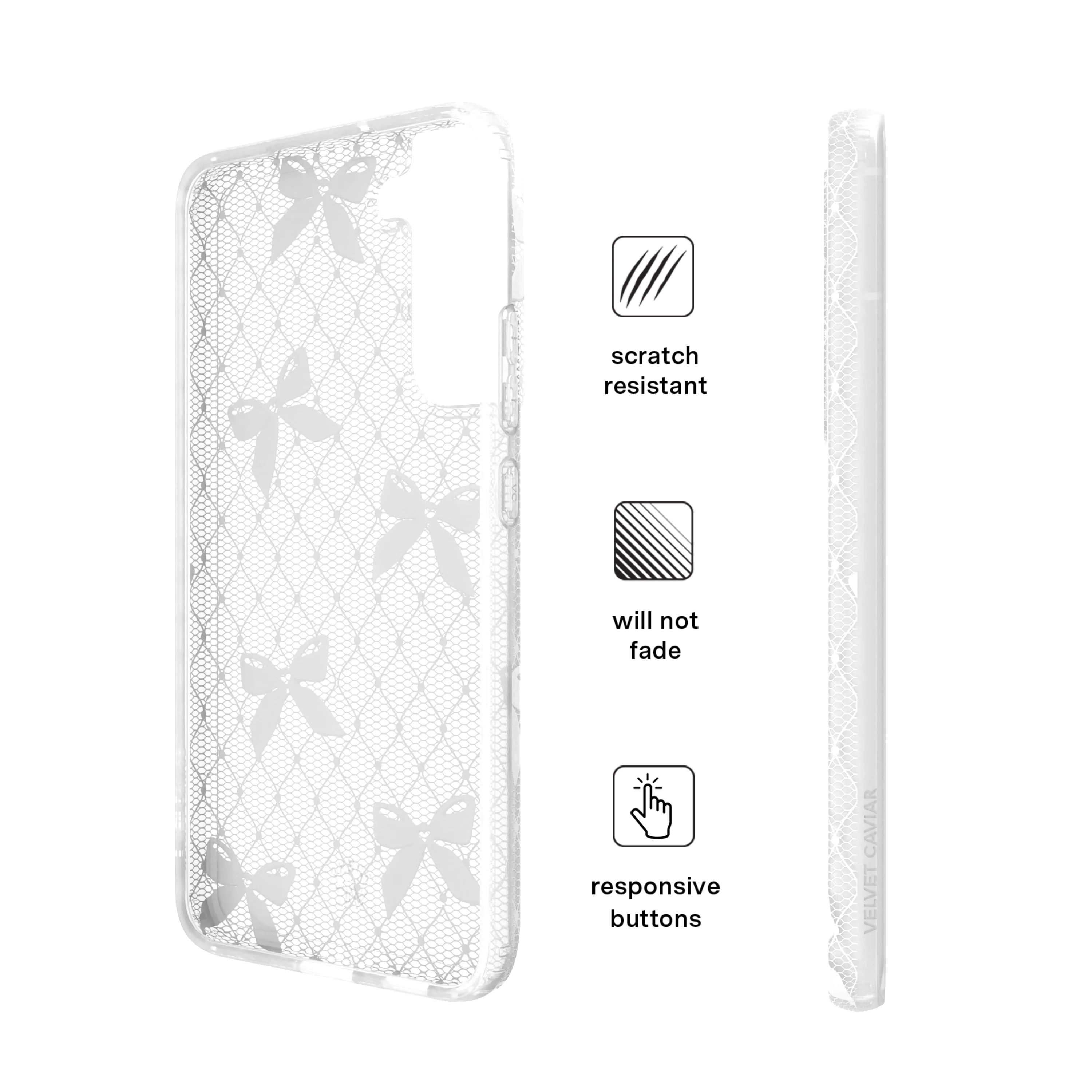 Vintage Lace Bows Samsung Case - Image 49