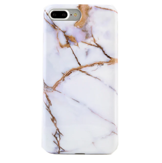 White & Gold Marble iPhone Case - Image 14