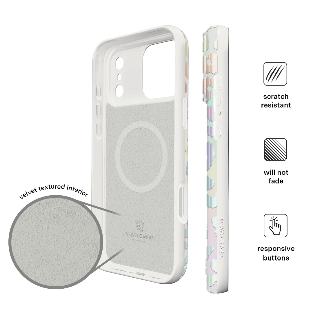 White Opal Leopard iPhone Case - Image 10