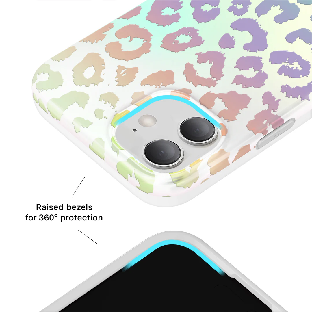 White Opal Leopard iPhone Case - Image 108