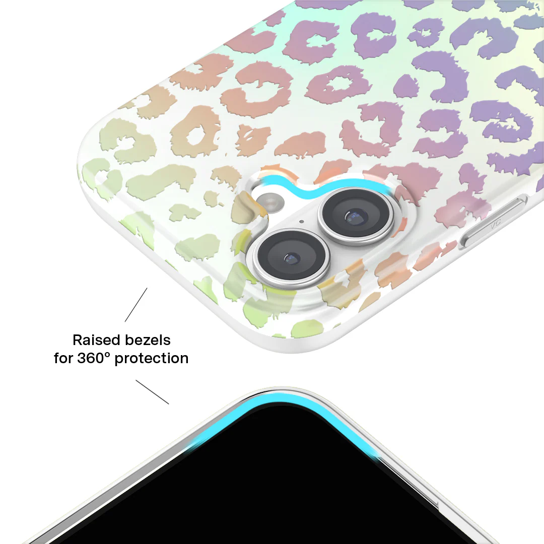 White Opal Leopard iPhone Case - Image 13