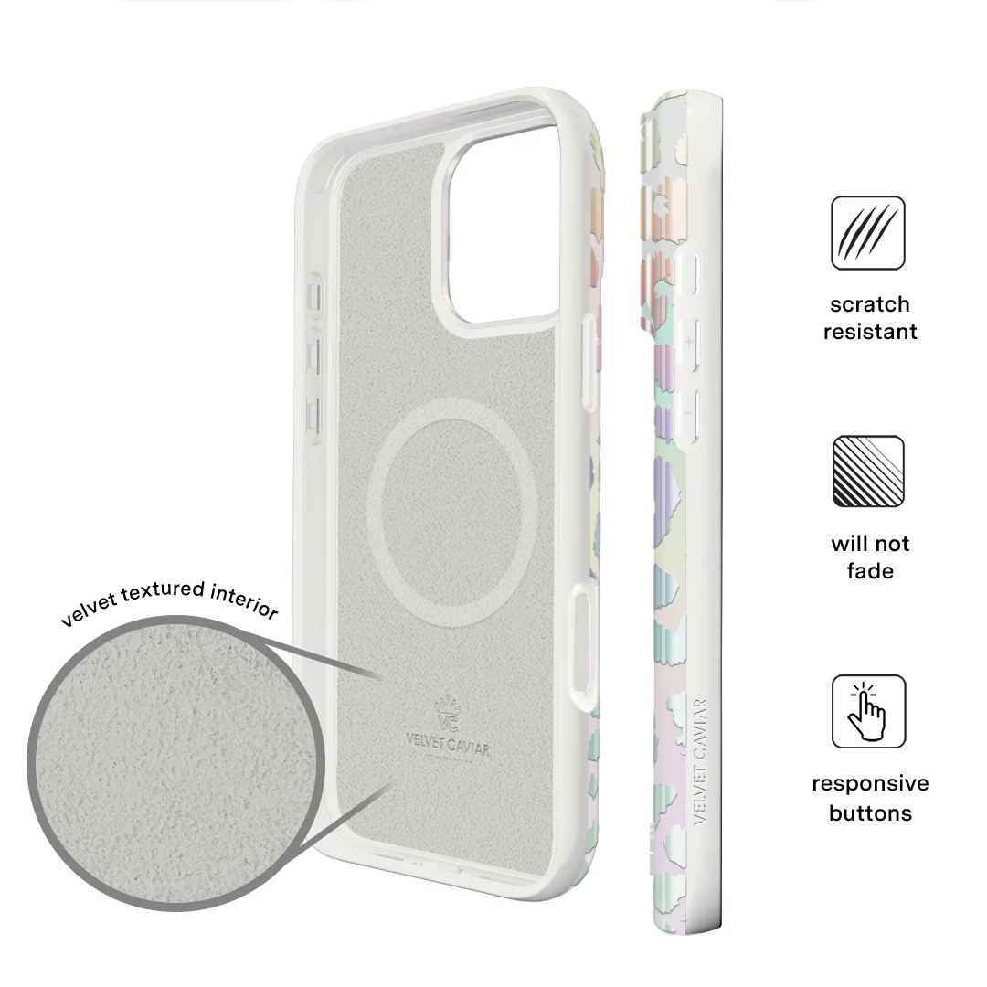 White Opal Leopard iPhone Case - Image 20