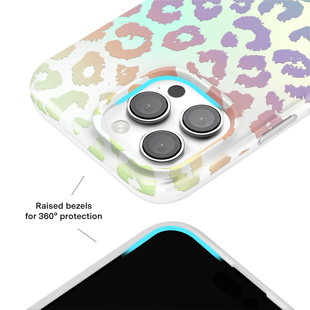 White Opal Leopard iPhone Case - Image 23