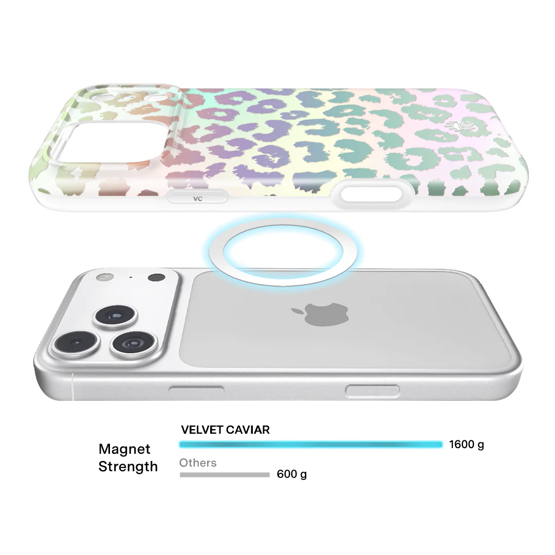 White Opal Leopard iPhone Case - Image 9