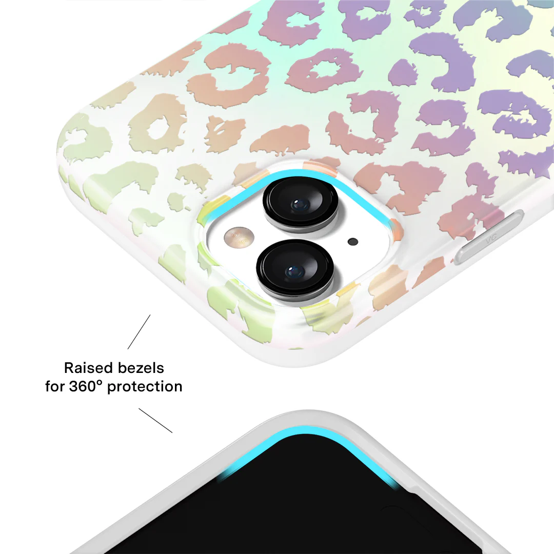White Opal Leopard iPhone Case - Image 93
