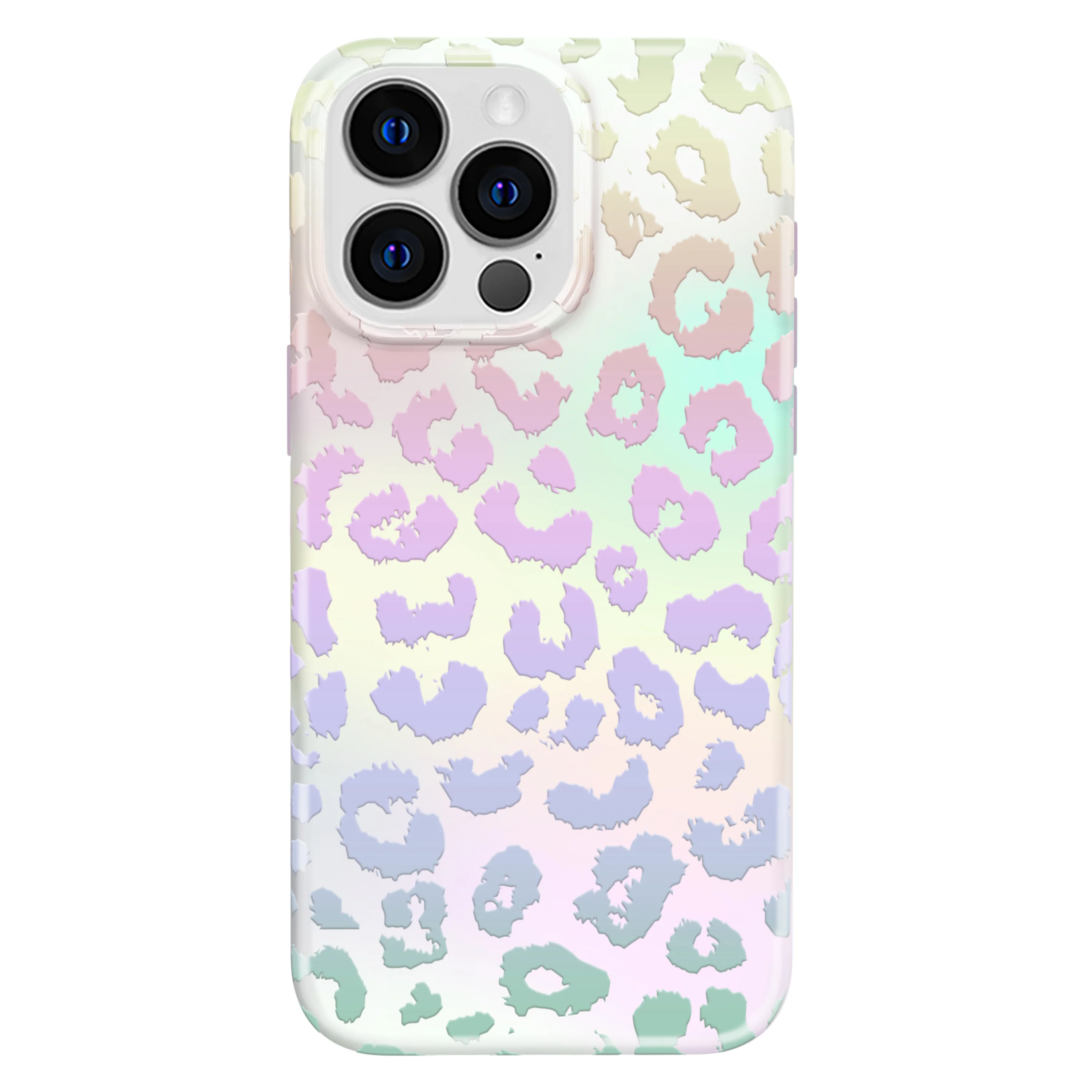 White Opal Leopard iPhone Case - Image 96