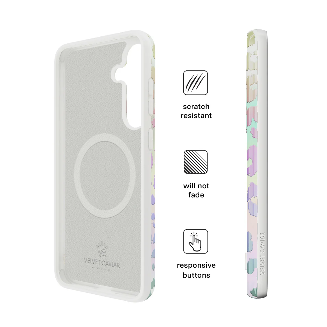 White Opal Leopard Samsung Case - Image 10