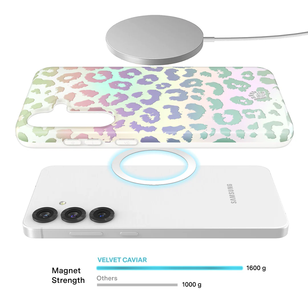 White Opal Leopard Samsung Case - Image 13