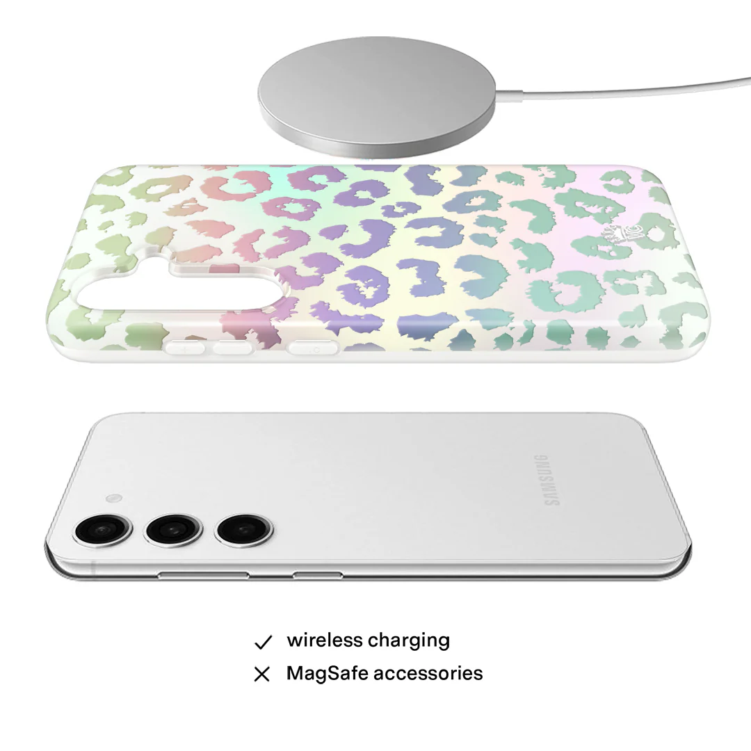 White Opal Leopard Samsung Case - Image 23