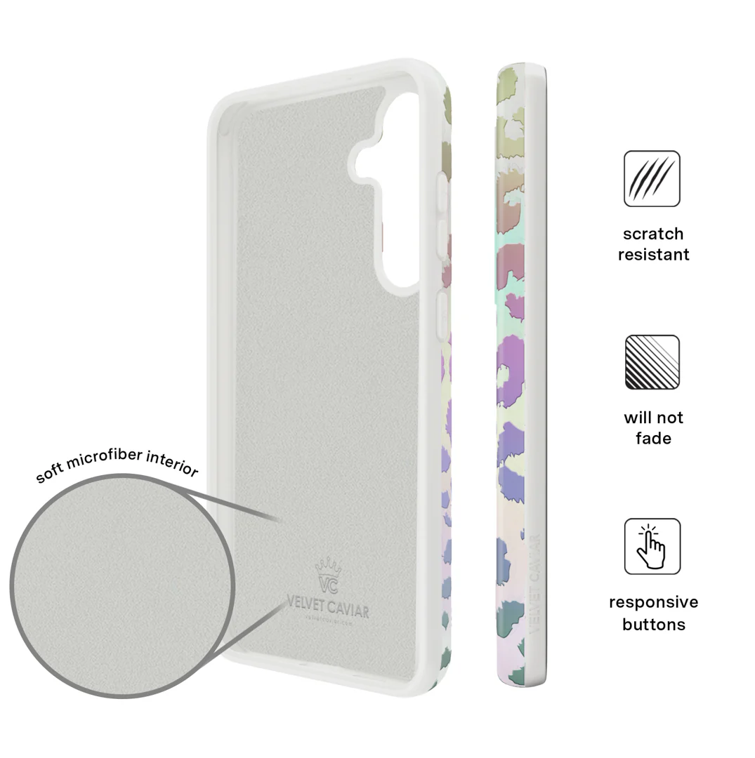 White Opal Leopard Samsung Case - Image 25