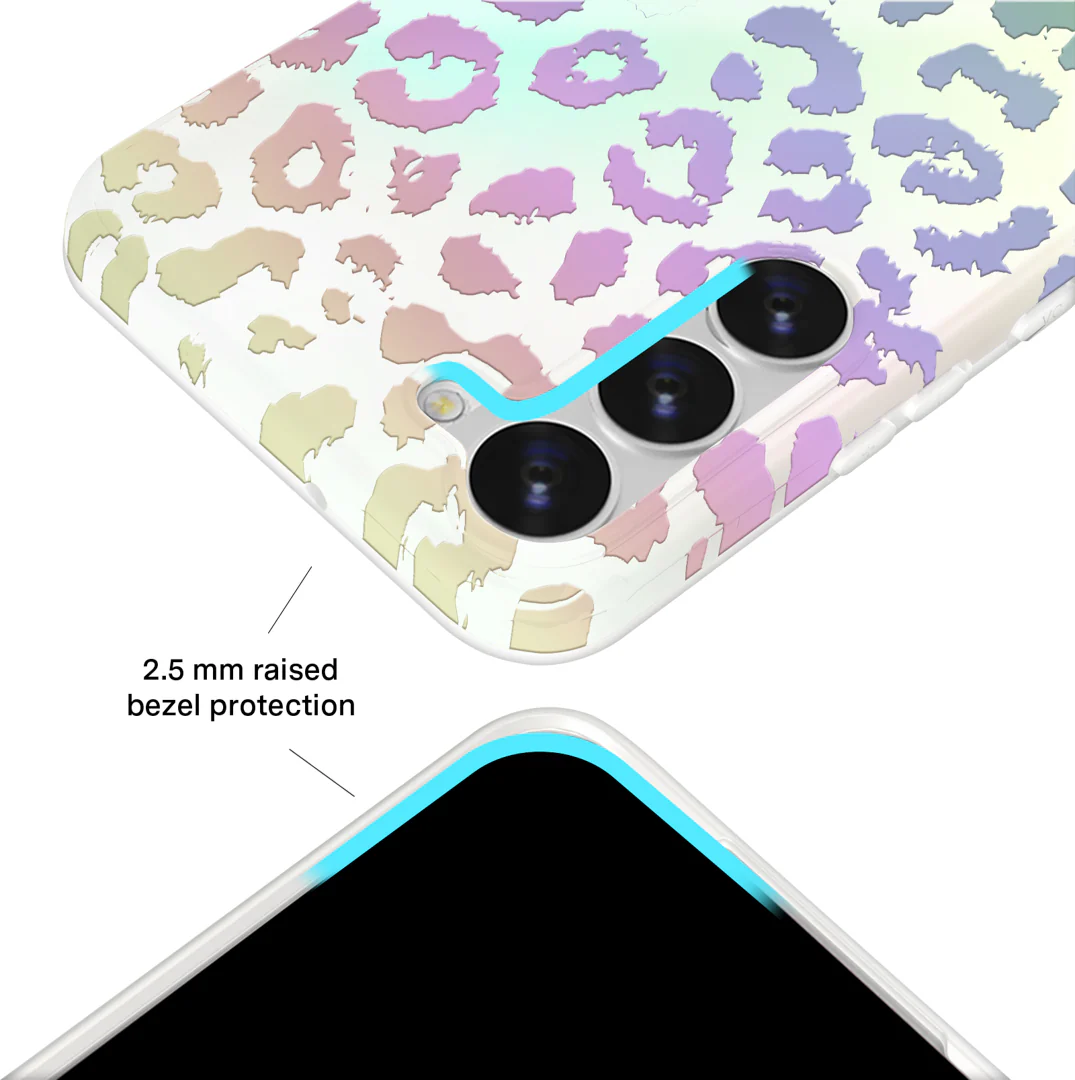 White Opal Leopard Samsung Case - Image 42