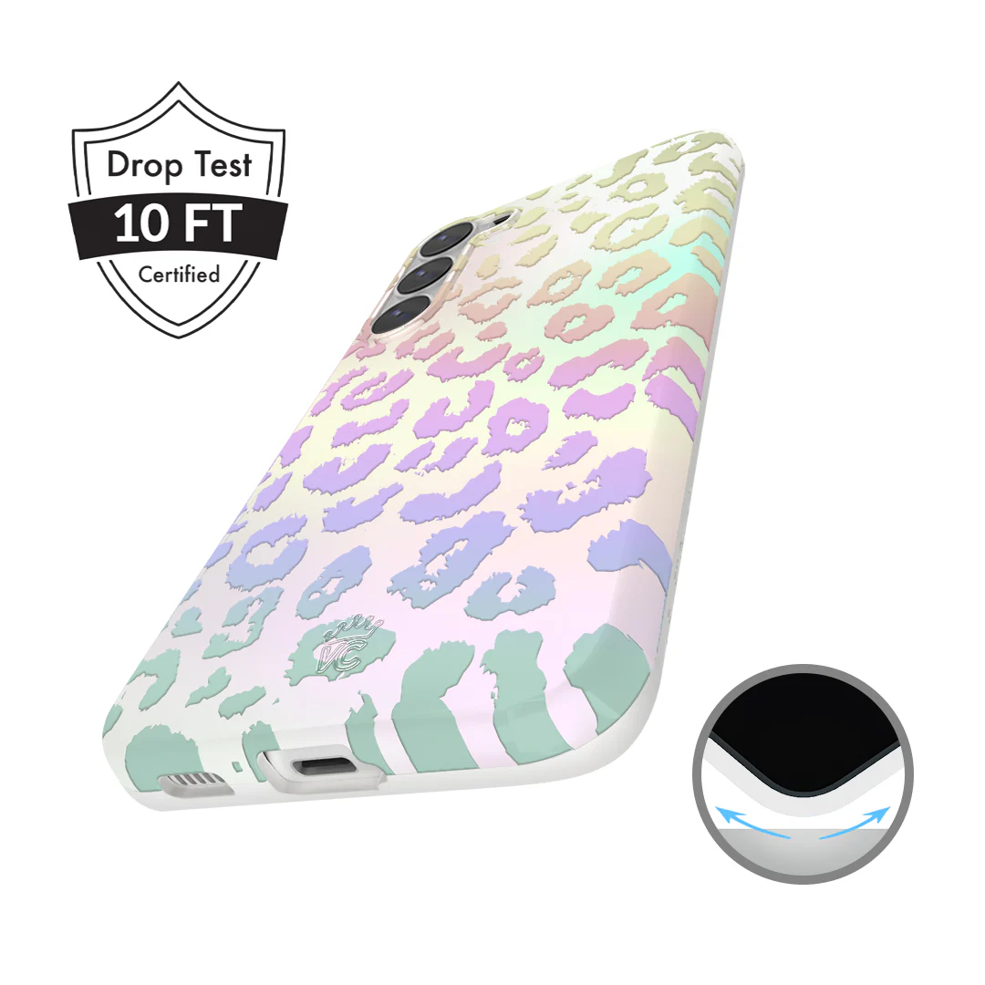 White Opal Leopard Samsung Case - Image 44