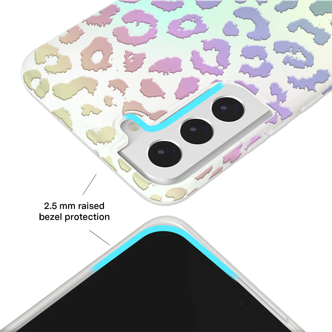 White Opal Leopard Samsung Case - Image 57