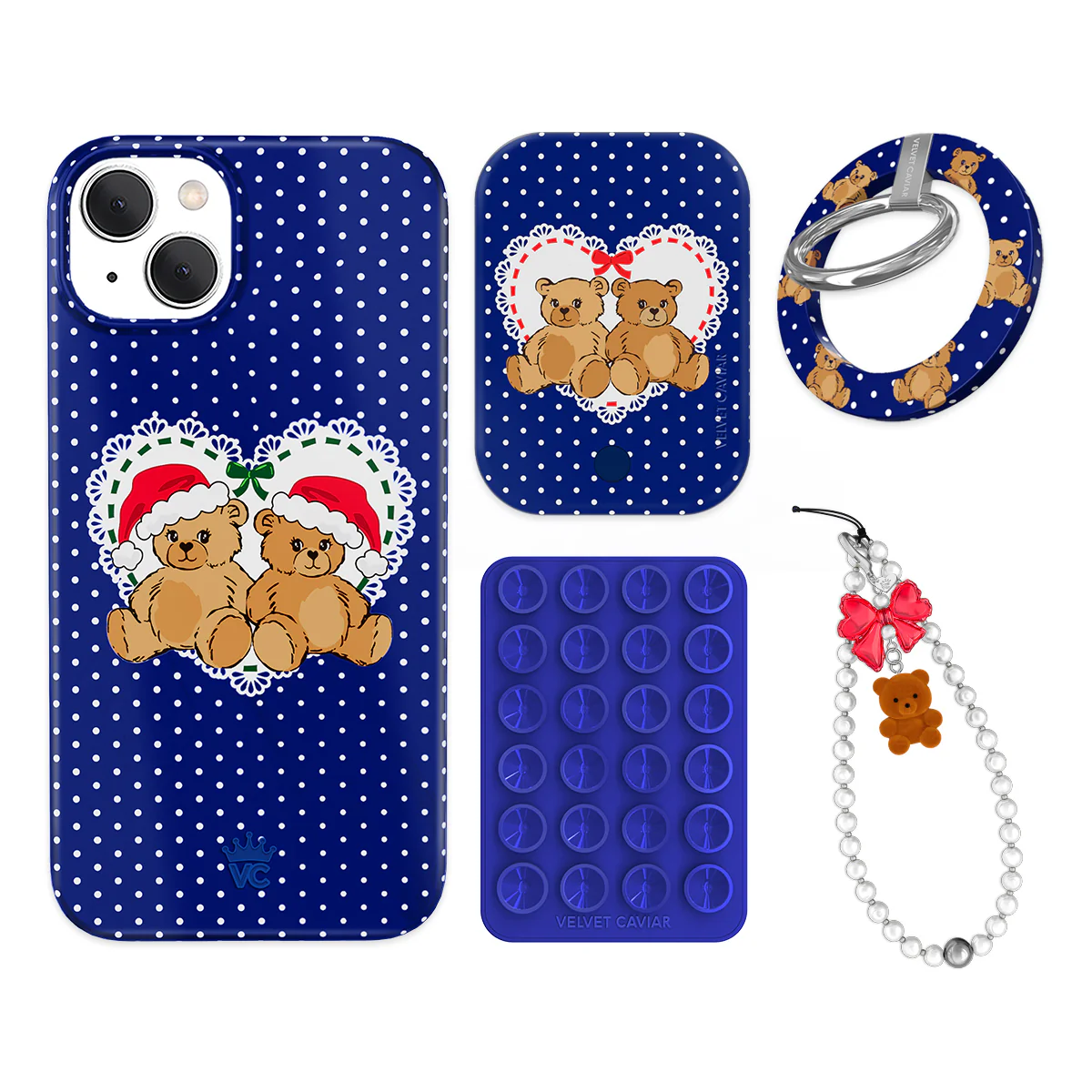 Winter Teddy iPhone Bundle Set - Grip - Image 11