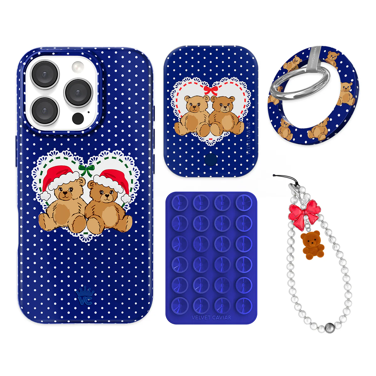 Winter Teddy iPhone Bundle Set - Grip - Image 17