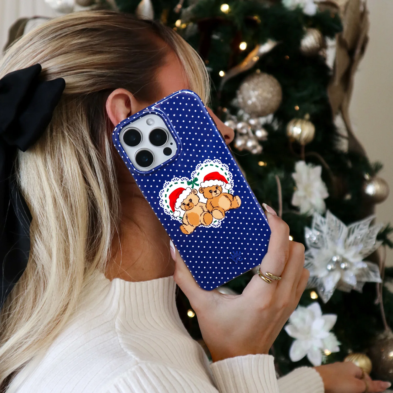 Winter Teddy iPhone Case - Image 56